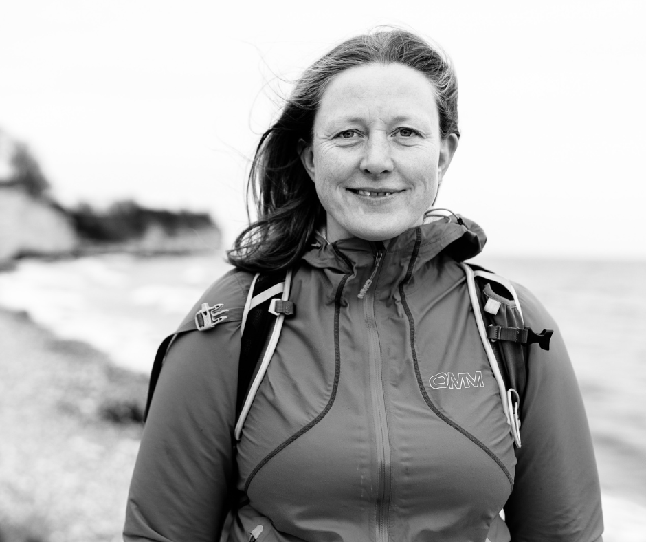 Guide Anne Rosell Holt vandring ved Stevns Klint