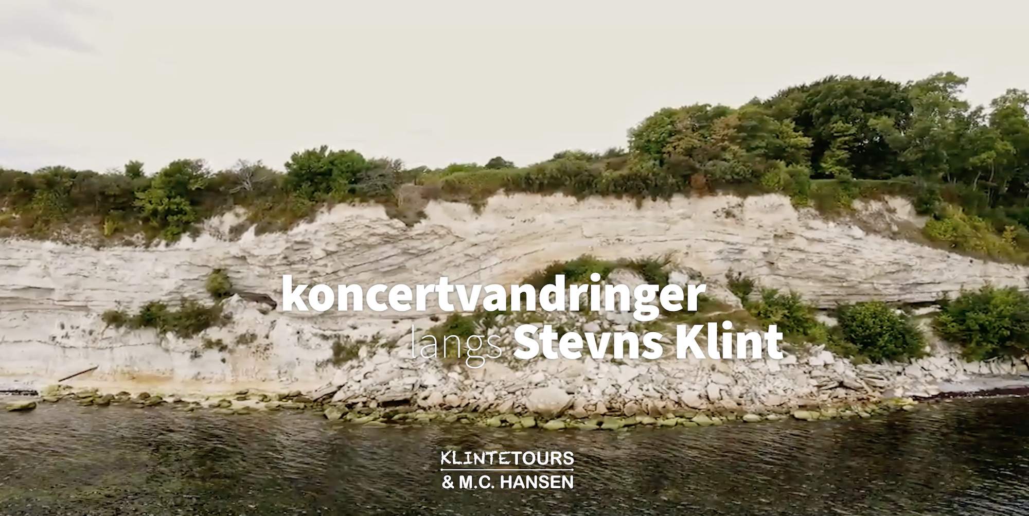 video om koncertvandring langs Stevns Klint
