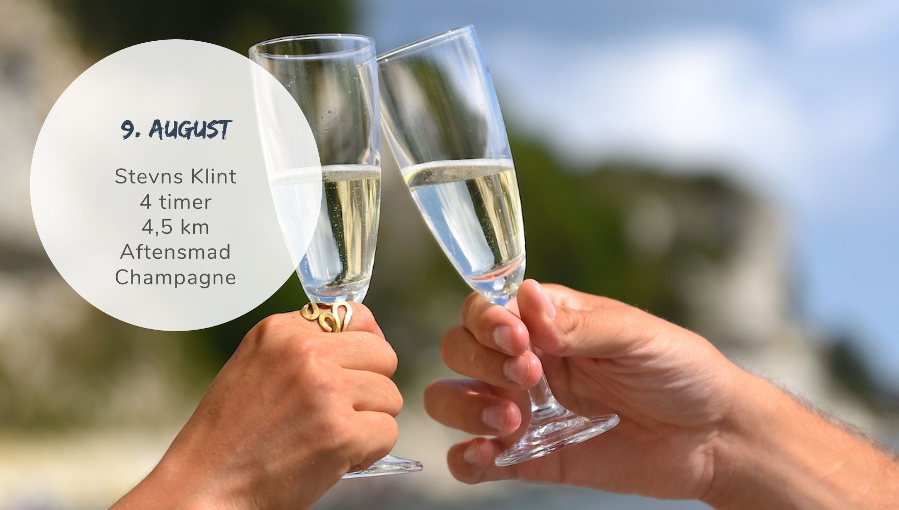 Champagnevandring med mindfulness