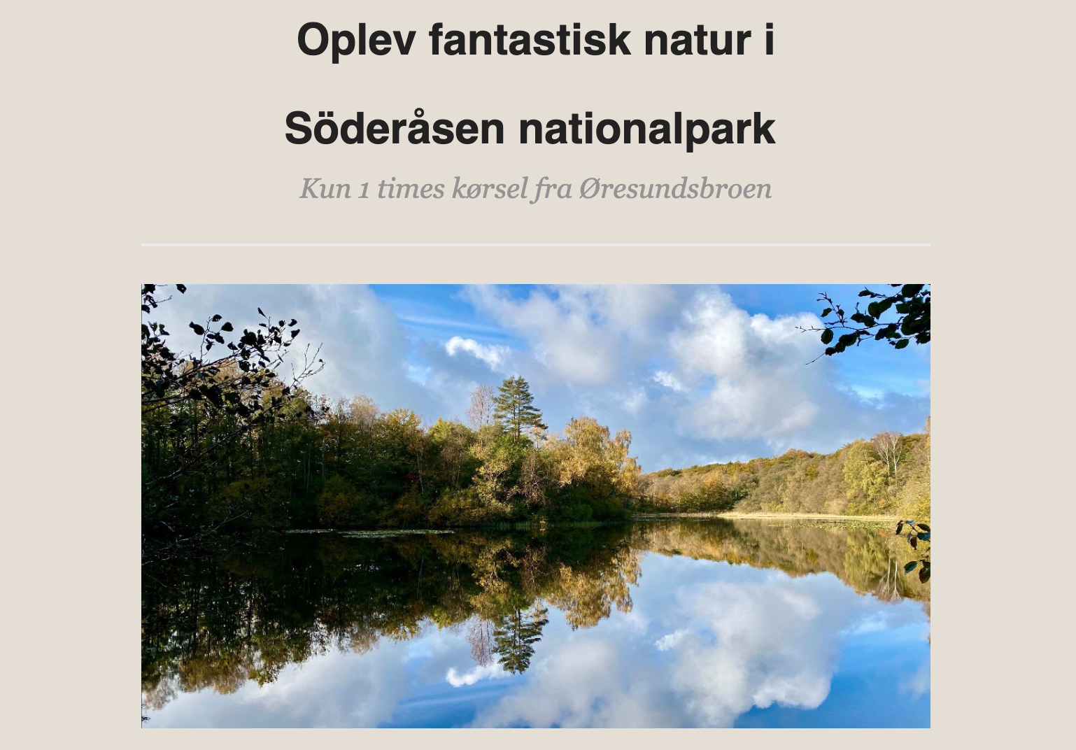 Nyhedsbrev fra Klintetours
