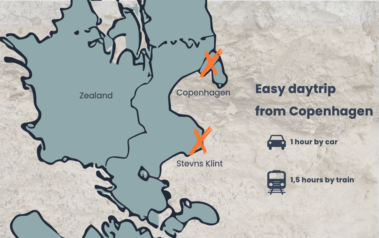 stevns klint is easy to reach from copenhagen