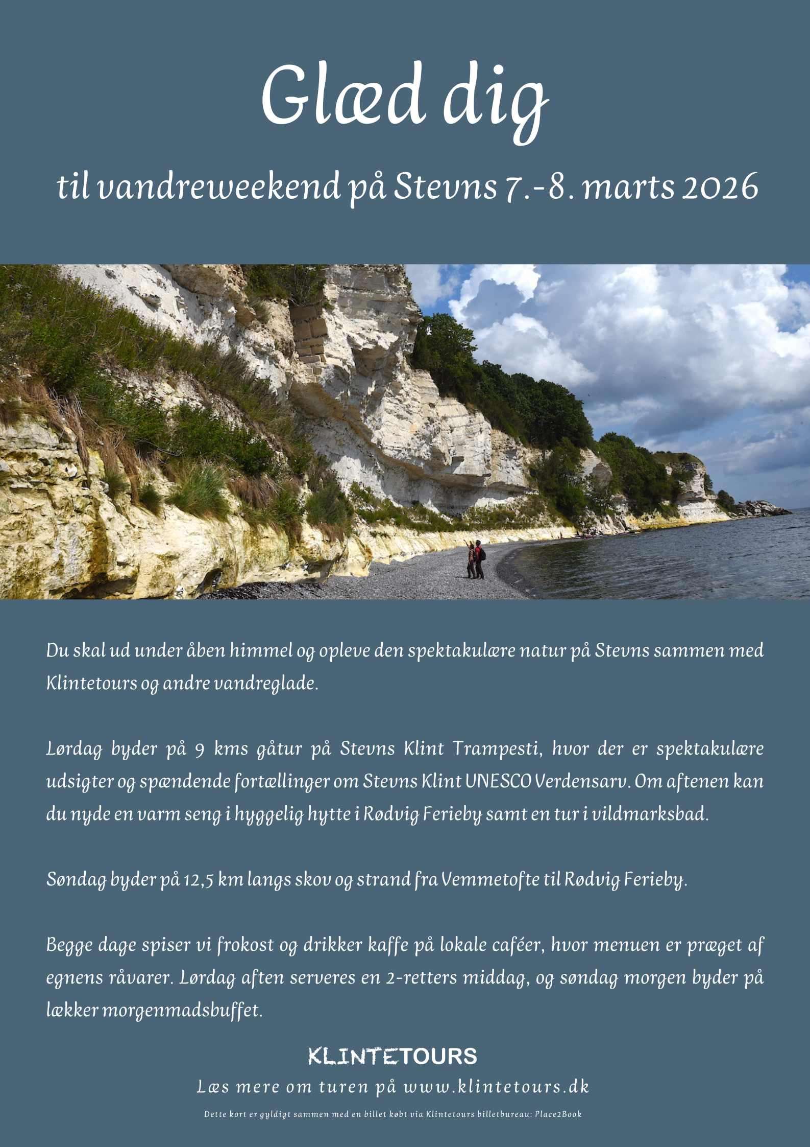 gavekort til naturoplevelse og vandretur på stevns