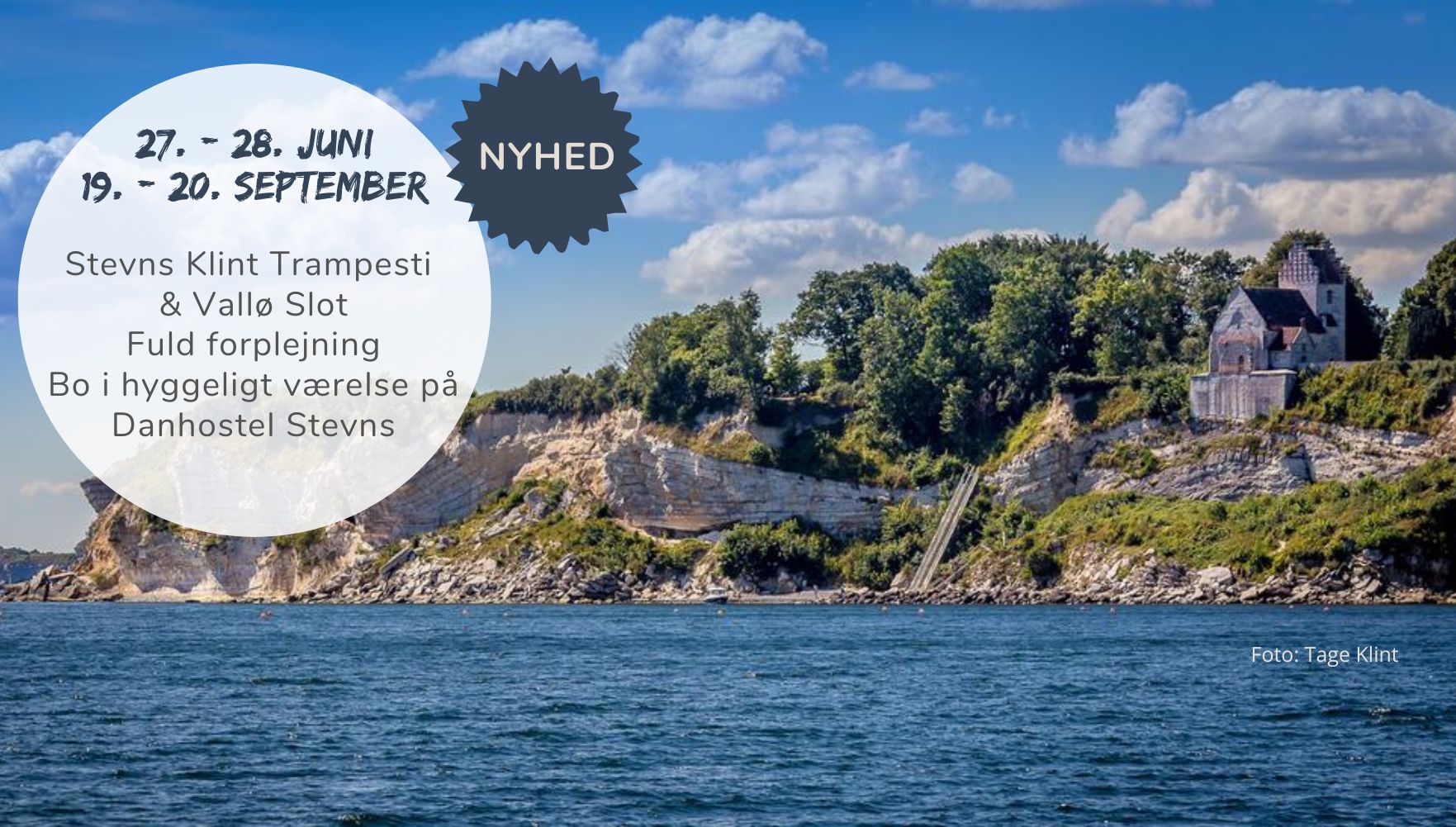 vandretur vandreophold vandreferie stevns klint